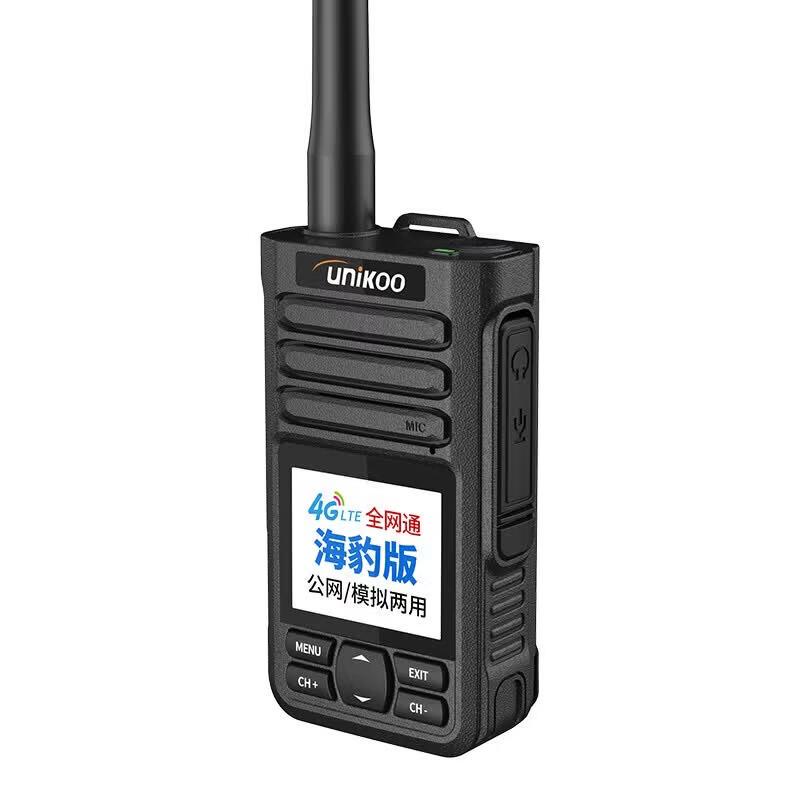 UNIKOO 4G Двухрежимная Рация с Большим Радиусом Действия и Поддержкой Общедоступной Сети (Китайская версия)