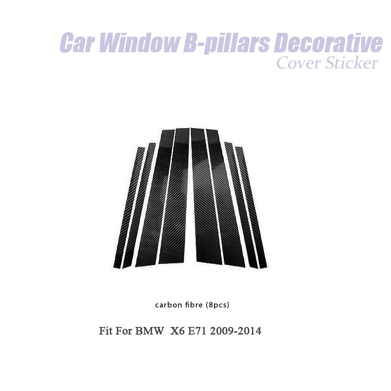 Наклейка на окно автомобиля из углеродного волокна для BMW E70 E71 F15 F16 F25 F20 E90 F10 E60 F48 E84 F30 F52 F07 F31 E46 X3 автомобиля