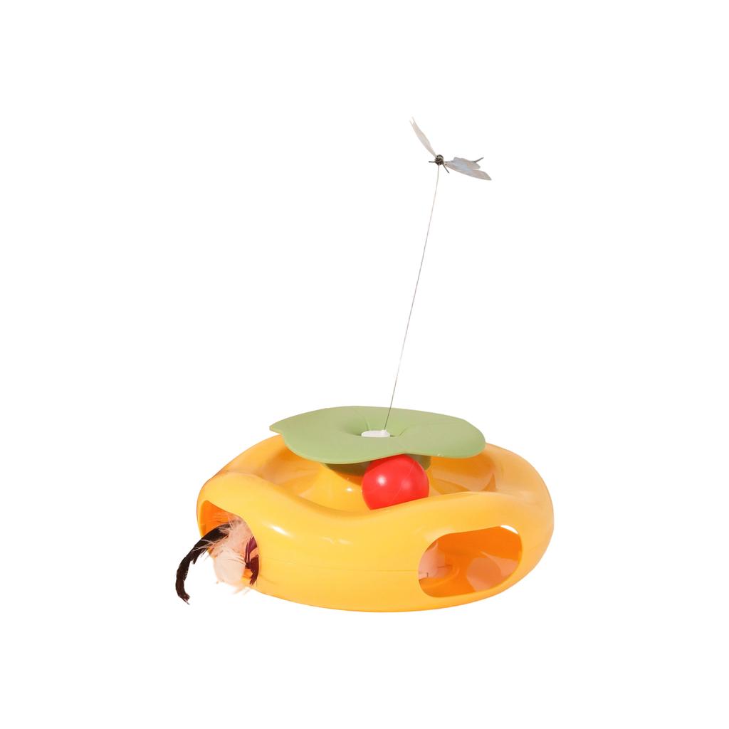 Электрическая игрушка для кошек Серия Автоматическая вращающаяся бабочка Трек Игровая тарелка Интерактивная игрушка для кошек