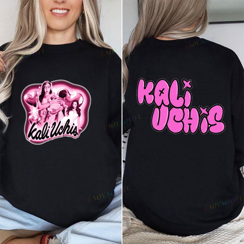 Футболка Kali Uchis Футболки KarlyMarina Loaiza Популярная Мода RB Латиноамериканская Музыка Одежда Streetwear Harajuku Женская Унисекс Футболка