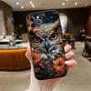 Cartoon Art Owl Case for Samsung A06 A35 A25 A24 A15 A05S A05 M55 M35 M15 A02 A12 A13 A10 A16 A20 A30 A22 A31 A32 A33 A42 A50