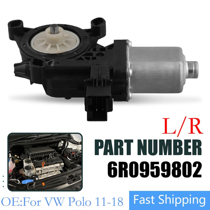Мотор стеклоподъемника для VW POLO 2011-2018 6R0959801 6R0959802 561959811B 6RD 959 811 Мотор стеклоподъемника