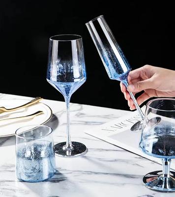 Изысканные бокалы Galaxy Crystal Glass для вина, роскошные стеклянные бокалы, бокалы для шампанского, бокалы для вина, винтажный набор для питья
