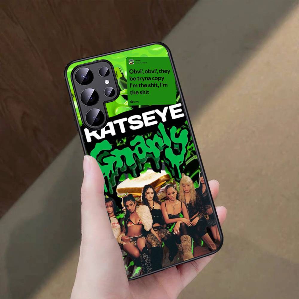 Корейская K-pop группа K-katseye Аниме Чехол для телефона для Samsung S 9 10 20 21 22 23 30 23 24 Plus Lite Ultra FE S10lite Funda