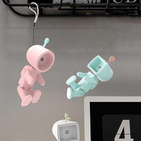 Светодиодный ночник с изображением астронавта, креативная форма, мерцающий мини-настольный светильник с питанием от батареи, украшение комнаты