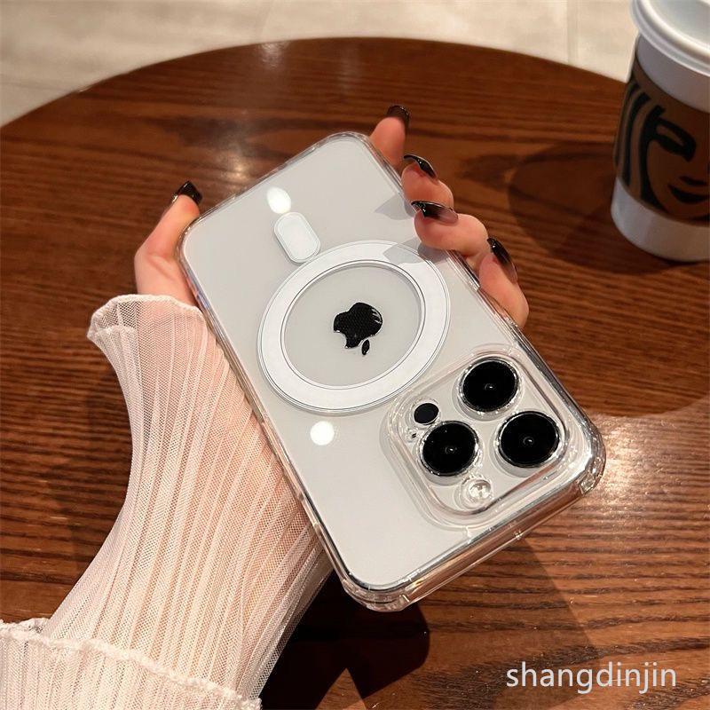 Прозрачный магнитный чехол iPhone 17 Precision Fit для Apple 15 Pro Max/16 - Полное покрытие Акриловый MagSafe