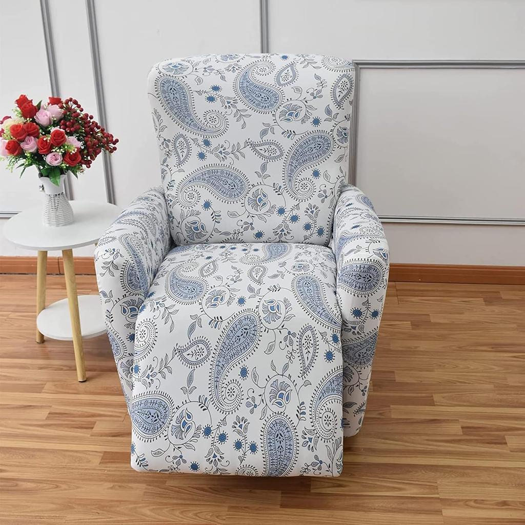 Эластичный чехол для кресла-реклайнера, Принтованные чехлы для кресла, Чехол для дивана-реклайнера, Нескользящий облегающий защитный чехол для мебели, для гостиной, спальни, дома, M