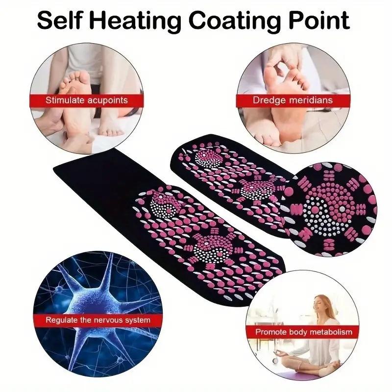 Tourmaline Self-Heating Thermal Socks for Winter - Magnetic Therapy Slimming Design (1/3/5 Pairs)