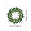 Santa Claus Christmas Wreath Window Wall Sticker