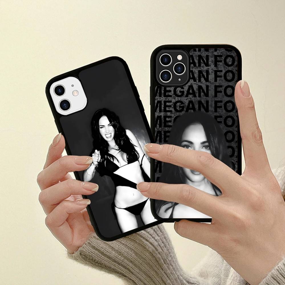Чехол для телефона с изображением актрисы М-Меган Фокс для IPhone 17 16 15 14 13 Plus 12 11 Pro Max, задняя крышка из PC+TPU