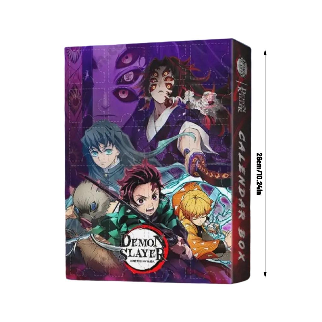 Подвески в виде 2D плоских персонажей из серии «Клинок, рассекающий демонов» для украшения дома и рождественской елки, календарь обратного отсчета, сюрприз-подарок в слепой коробке