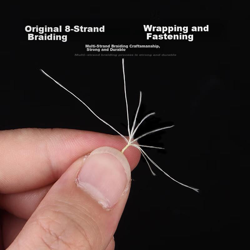 Fishing Line, 8-Strand PE Power Braid, Size 2.0, 100 Meters, Lure Rod Casting Line, Main Line, Ultra-Strength Pulling Force, Competitive Fishing Line
