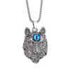 2025 Retro Wolf & Pixiu Necklace with Devil Eye Pendant for Men and Women