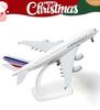QIYUMOKE A380 Франция 1/300 Металлическая литая модель самолета - A380 Sky Jumbo Модель самолета A380 со стойкой (Длина 7,5 дюйма) для подарка любителю авиации или Di