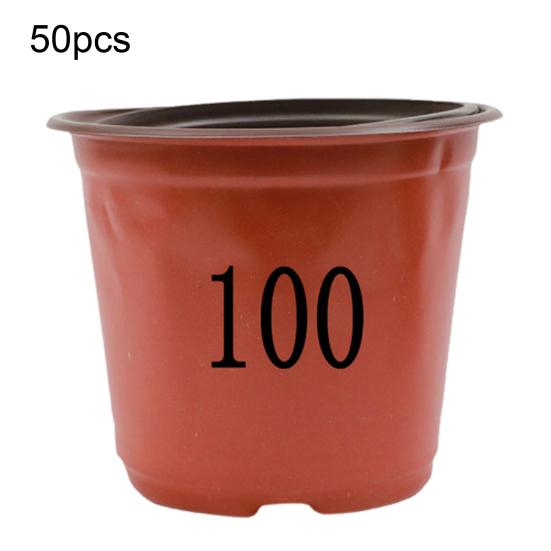 Рассадочный горшок для сеянцев Цветочный горшок с дренажными отверстиями Пересадочные горшки для растений Черенки Семена Сеянцы Домашнее садоводство