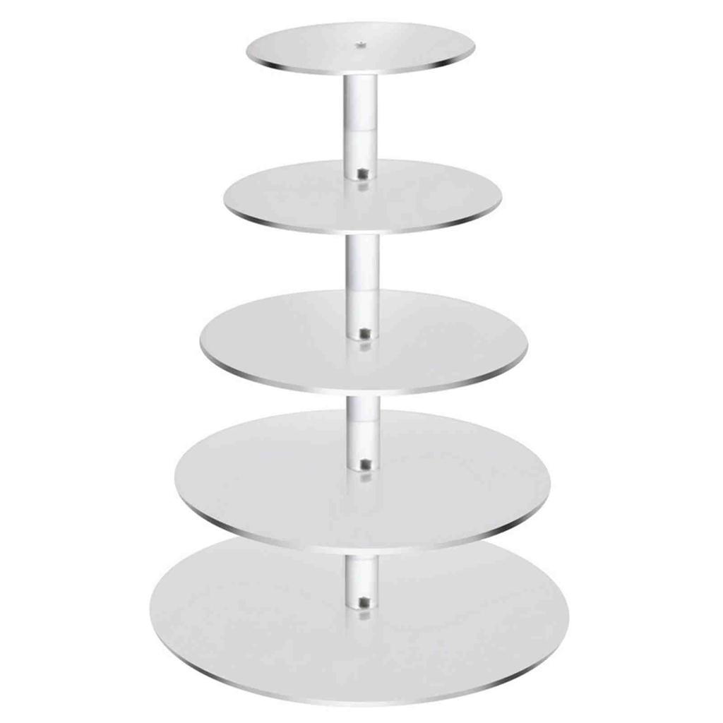 SW 3/4/5/6-уровневая подставка для торта, прозрачный стеклянный поднос, стеллаж для украшения, инструмент