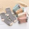 Comfortable Coral Fleece Socks for Women Thickened Home Fur Postpartum Sock  For Autumn and Winter