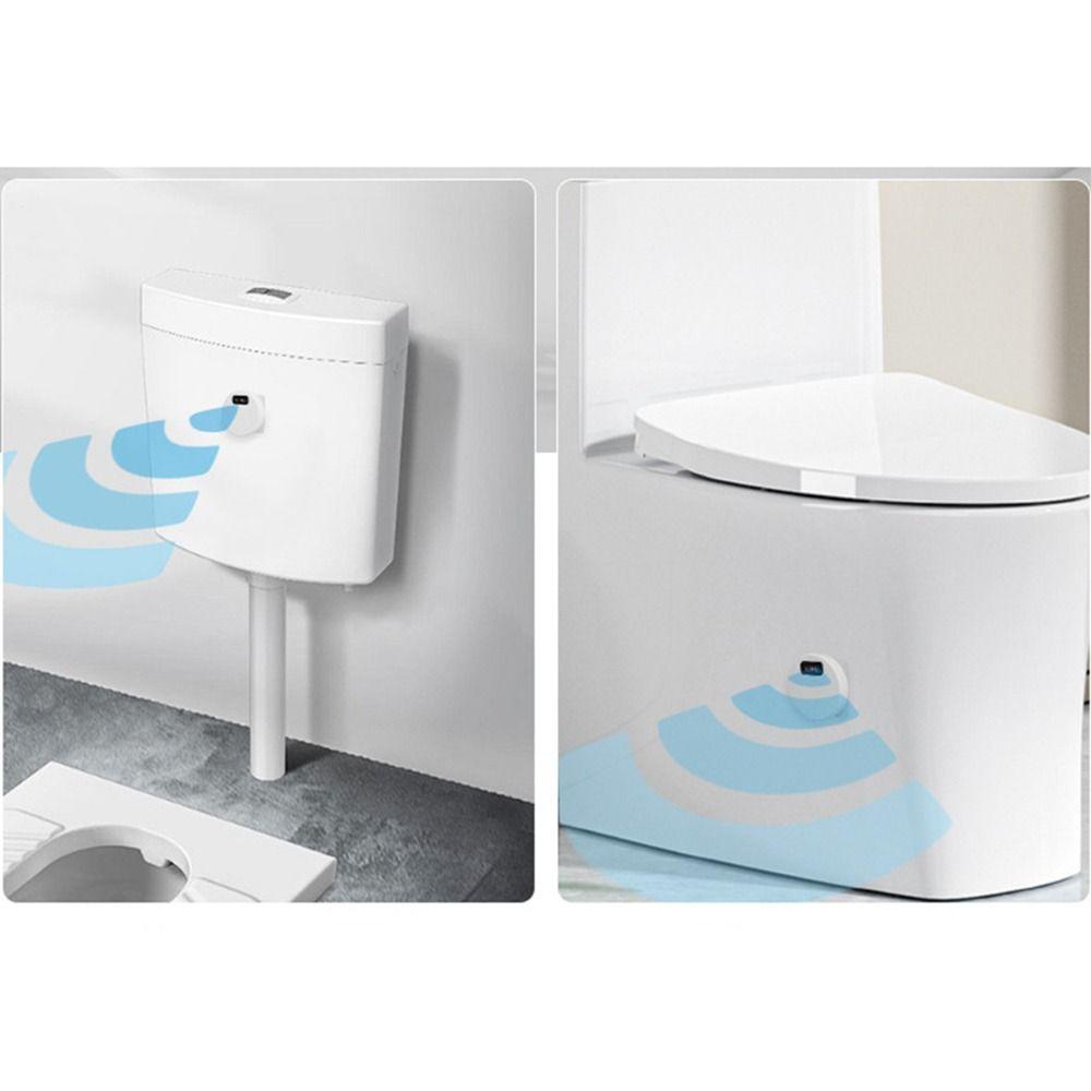 Low Noise Automatic Toilet Flush Sensor Type-C Rechargeable Automatic Flush Button  Bathroom