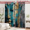 2D flat printing 2pcs Curtain Window Curtains Golden Buddha Portrait Digital Printed Polyester Drapes Party Decorations Use for