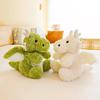 Green Little Flying Dragon Plush Toy Cloth Doll Dinosaur Soft Stuffed Animal Sleeping Pillow Cushion Kids and Girls