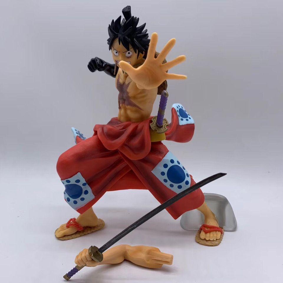 Новые Фигурки Luffy из One Piece и Страны Кимоно Модели Фигурки Аксессуары Подарки на День Рождения Креативные Аниме Игрушки