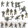 Вторая мировая война ВМВ Армия Военные Американские Солдаты Сват Moc Спецназ DIY Модель Строительные Блоки Кирпичи Игрушки В Подарок