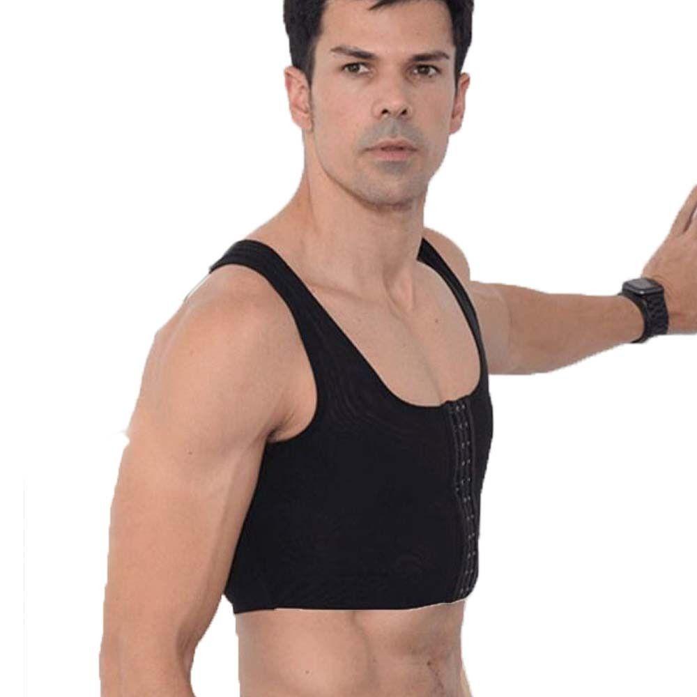 Sleeveless Men's Chest Shapewear Fitness Slimming Shapers Fashion Shaping Tight Underwear For Male