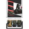 Fishing Tackle Backpack Lure Box Gear Storage Bag Fanny Pack for Men Fly Fishing Backpack with Rod Holder Sling Shoulder Bag