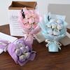 Mini Rose Bouquet Soap Flower - Valentine's Day Gift & Graduation Souvenir Decoration