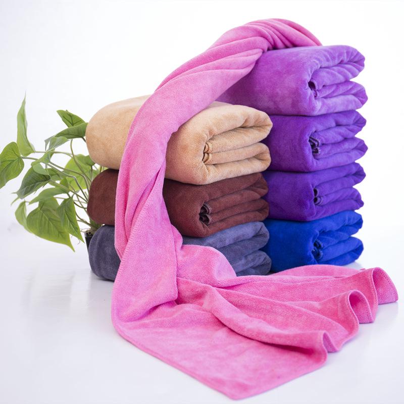 Однотонное утепленное детское простынь из микрофибры, впитывающее воду, банное полотенце, большое полотенце, мягкое и прочное