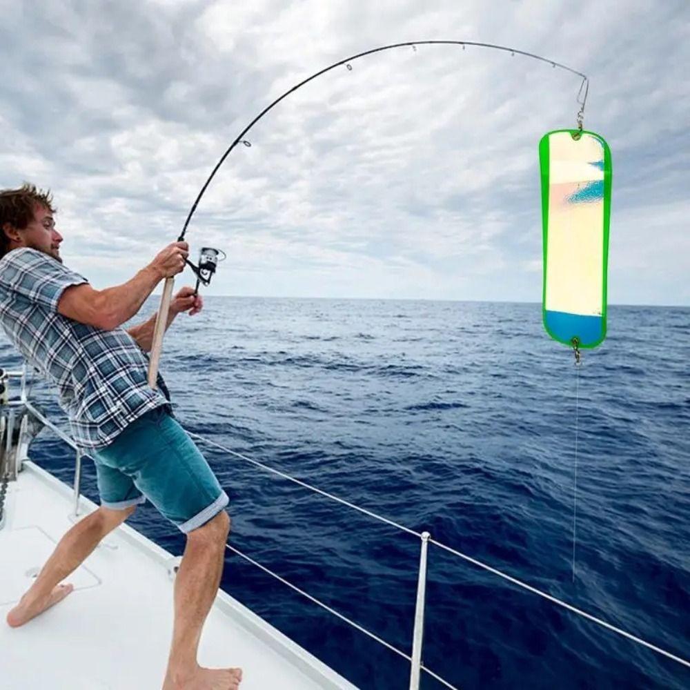 Lure Flasher Diving Flash Board Trolling Flasher Luminous Angling Flashers Sea Fishing Equipment