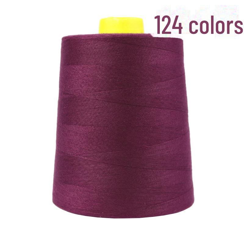 402 High-Speed Polyester Sewing Thread, 8000 Yards, Black & White for Industrial Sewing Machines