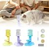 Non-Slip Automatic Cat Water Dispenser Adjustable Height Pet Water Bowl  Daily Drinking