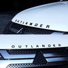 Fit For Outlander Original ABS Chrome Car 3D Letters Hood Emblem Logo Badge Car Stickers Styling Car Decal Accessories