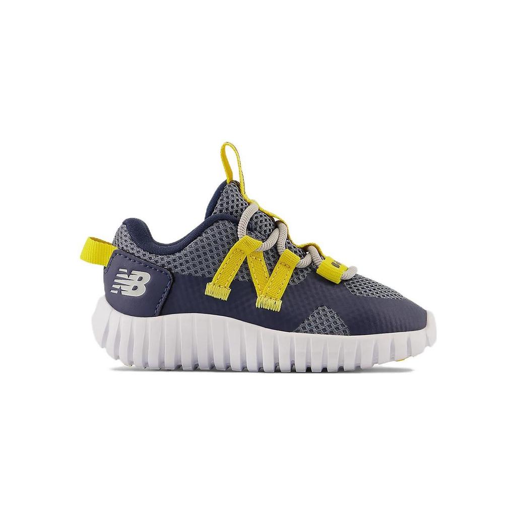New Balance NB PLAYGRUV V2 Низкие Беговые Кроссовки Серый Желтый Для Младенцев и Малышей ITPGRVAB