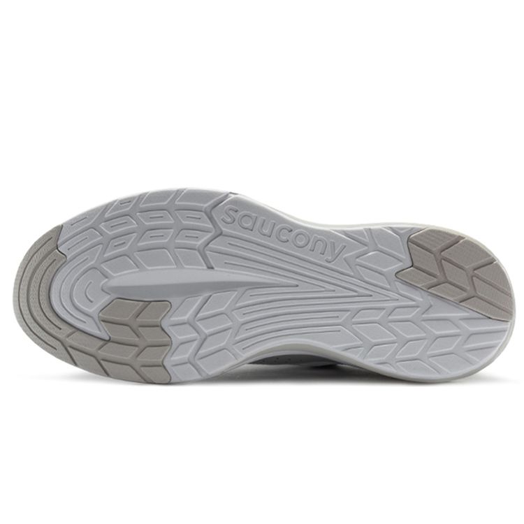 SAUCONY Humming 1 Спортивная ткань Амортизация Нескользящие Износостойкие Дышащие Низкие Кроссовки Мужские кроссовки Белый Серый S28160-1