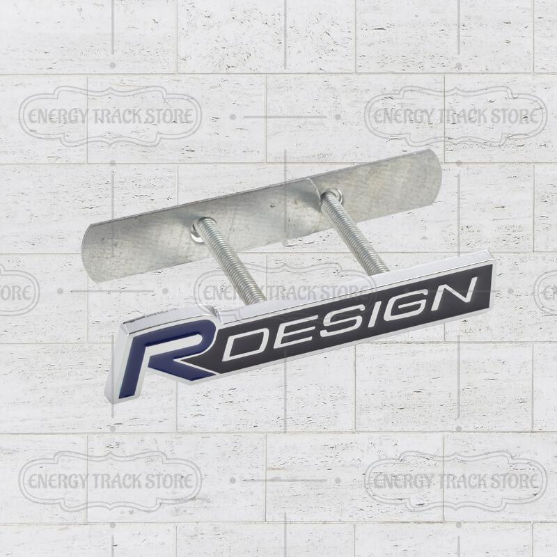 Car Sticker R Design Logo Front Grille Emblem Side Fender Rear Trunk Badge For Volvo V60 S40 S60 XC40 XC60 XC90 V90 V70 XC70 C70