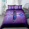 City View Duvet Cover Set Dubai City Night View Single Double Queen King Size Bedding Set For Adults 2/3Pcs Soft Quilt Cover