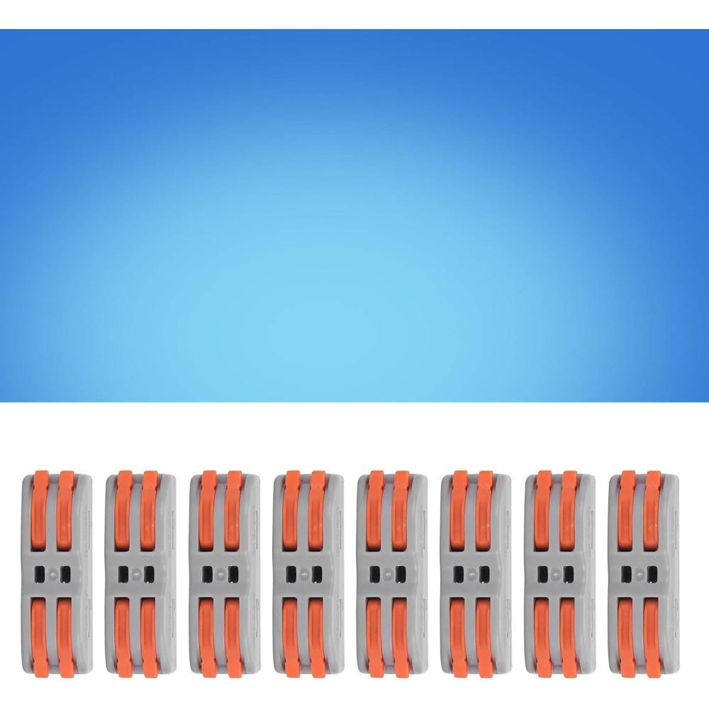 Terminal Conductor 50Pcs Quick Compact Conductors Soft Hard Wire Connectors Industrial Connector SPL-2