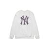 MLB Свитшоты New York Yankees Унисекс Кремовый С круглым вырезом Умеренный Обычный 3AMTM0234-50CRD