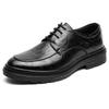 2025 New Men's Leather Shoes Business Formal Casual Men's Shoes Breathable British Men's Trendy Shoes 6096