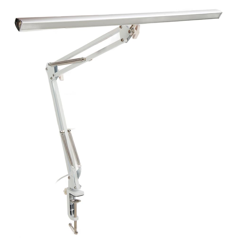 LED Buty Lamp with Clamp Clip On Desk Lighting Swing Arm Brightness Salon Lamp for Makeup Tattoo Eyebrow Rding