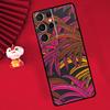 African Wax Print Design Case For Samsung Galaxy S25 S26 Ultra S22 S23 S24 Ultra S20 S21 Plus S10 S25 FE Cover Funda