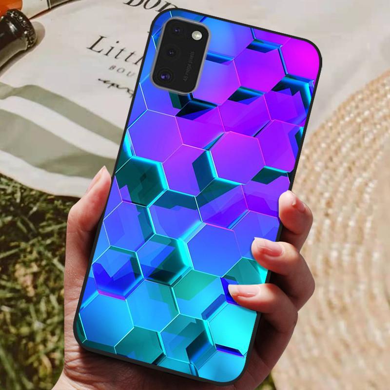 Чехол для Samsung Galaxy A41 Мягкий силиконовый задний чехол Чехол для телефона для Samsung A41 GalaxyA41 A 41 A415 SM-A415 Чехол с ТПУ бампером