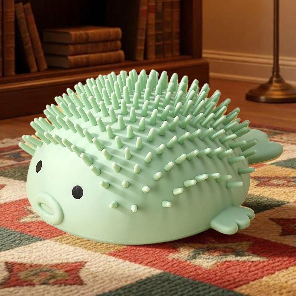 Globefish Shape Corner Cat Scratcher Stress Relief Cat Massage Brush Indoor Use