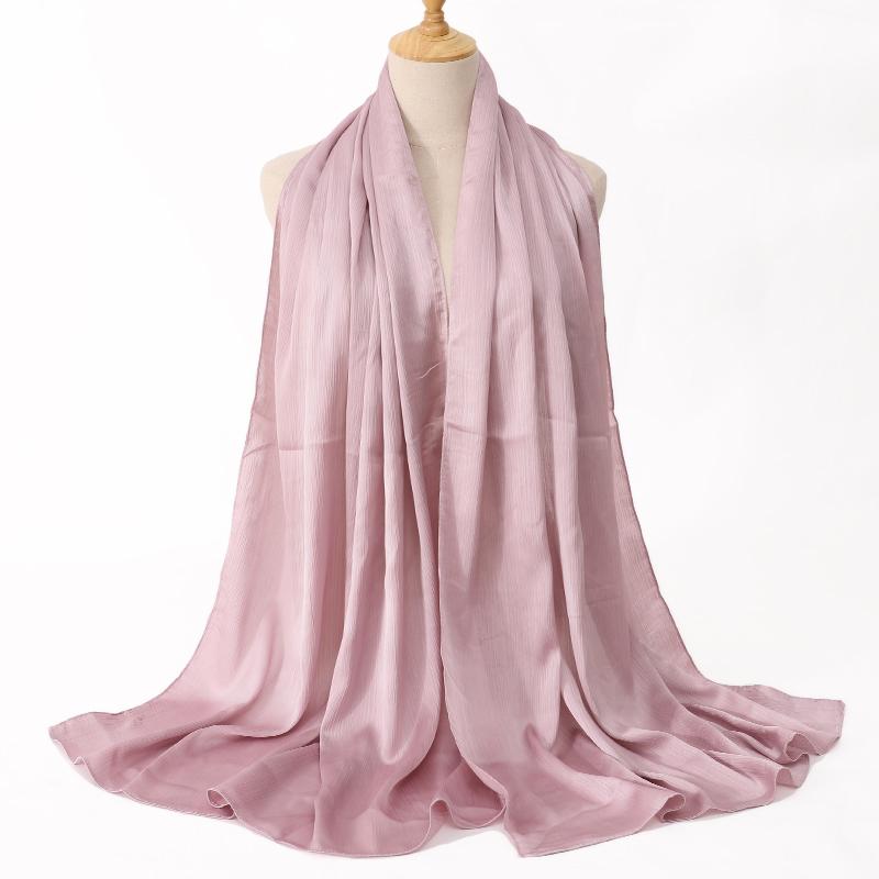 МОДНЫЕ МЕДИНСКИЙ ШЕЛКОВЫЙ ХИДЖАБЫ ИЗ жатого АТЛАСНОГО ШЕЛКА ЖЕНСКИЕ ДЛИННЫЕ ОДНОТОННЫЕ ЦВЕТНЫЕ ОДНОТОННЫЕ ХИДЖАБЫ Повязка на голову макси исламский Sjaal 180*70 СМ
