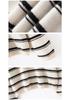 Autumn Winter Retro Stripe 100% Pure Cashmere Round Neck Knit Loose Sweater