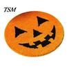 Waterproof Non-slip Rug Halloween Pumpkin Bath Mat, Bathroom with Backing, Cozy Soft Bedroom Accent Mat Absorbent Black Cat for Home Entrance Pattern