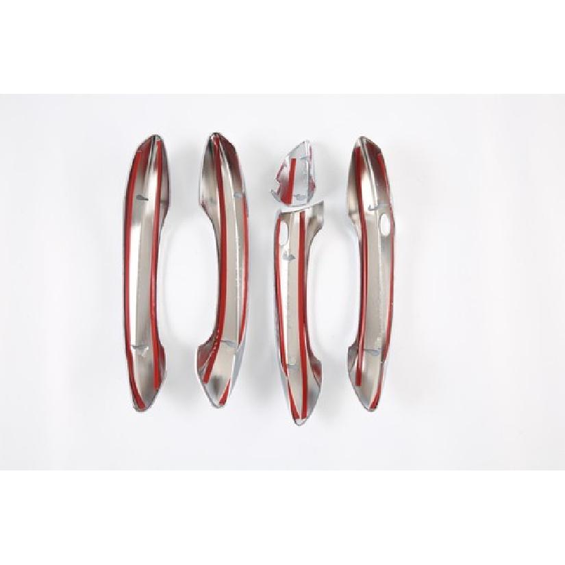 ABS Chrome Door Handle With Keyless Cover Trim For Hyundai Tucson 5pcs