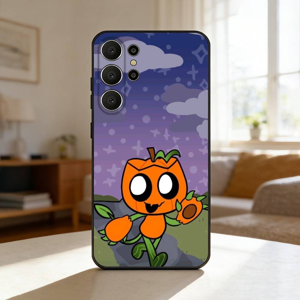 Мультяшный чехол для телефона Goob D-Dandys W-World для Samsung S26, S25, 24, 23, 22, 30, 21, 10, 9, Ultra, Plus, Lite, Черный Мягкий Чехол